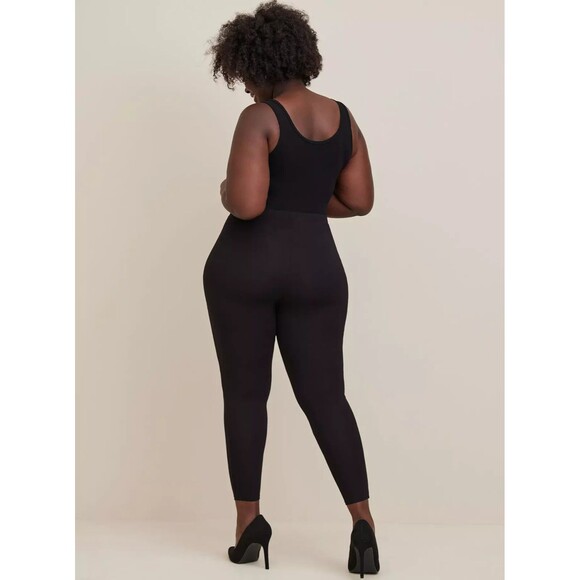 NWT Torrid Lace Inset Comfort Waist Black Leggings 5X 28 Plus - Picture 5 of 5